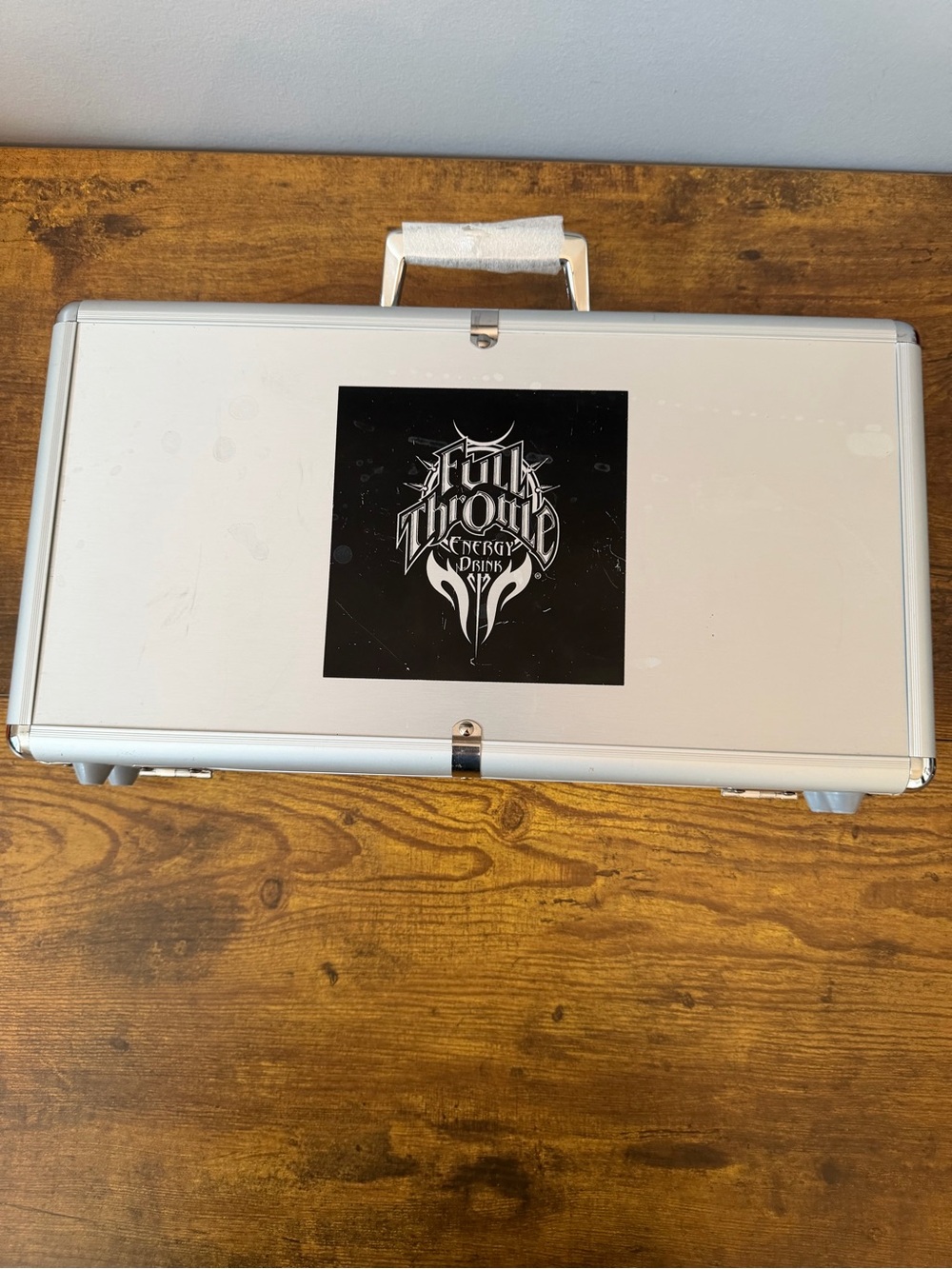 Full Throttle Energy Drink Poker Chip Set Aluminum Case Advertising Promo